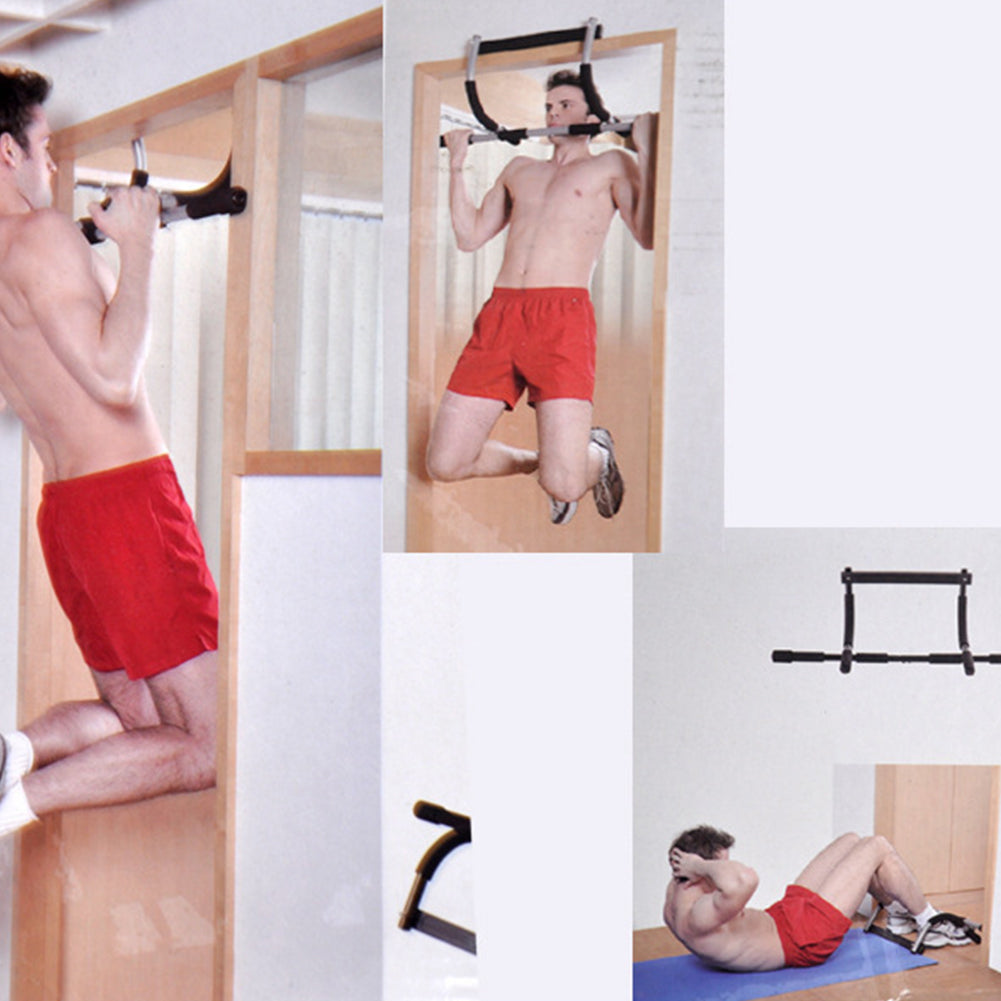 Premium Door Pull-up Bar – No Drilling, Steel Multi-Grip Workout Bar for Home Gym, Chin-up & Strength Training, Padded 