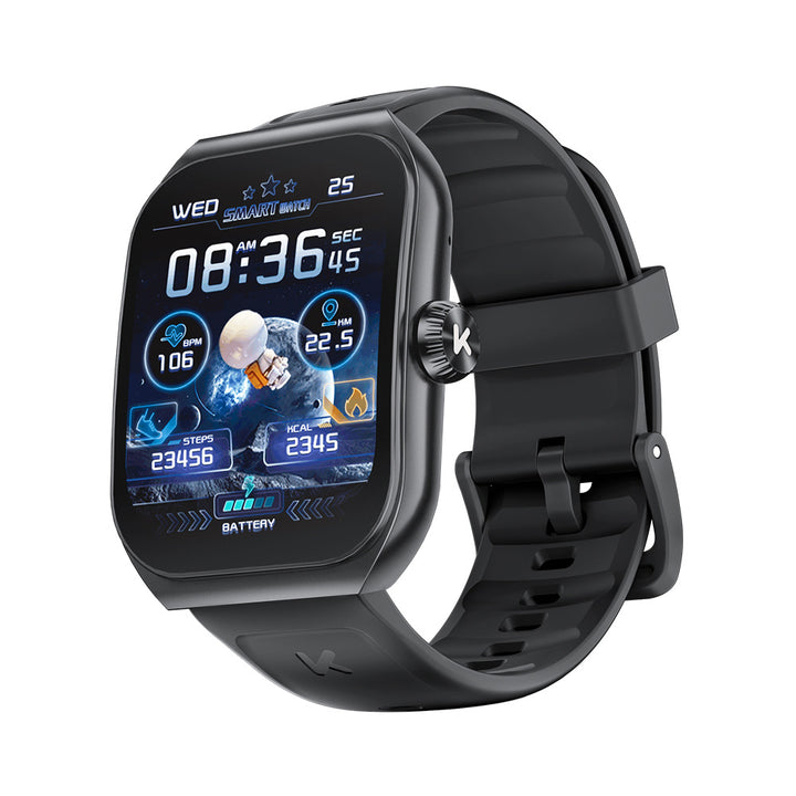Premium Smartwatch for Men & Women, 1.96" AMOLED, Bluetooth Calling, 100+ Sport Modes, IP68 Waterproof, Health Monitoring, Sleep & Stress Tracking, Wireless Charging