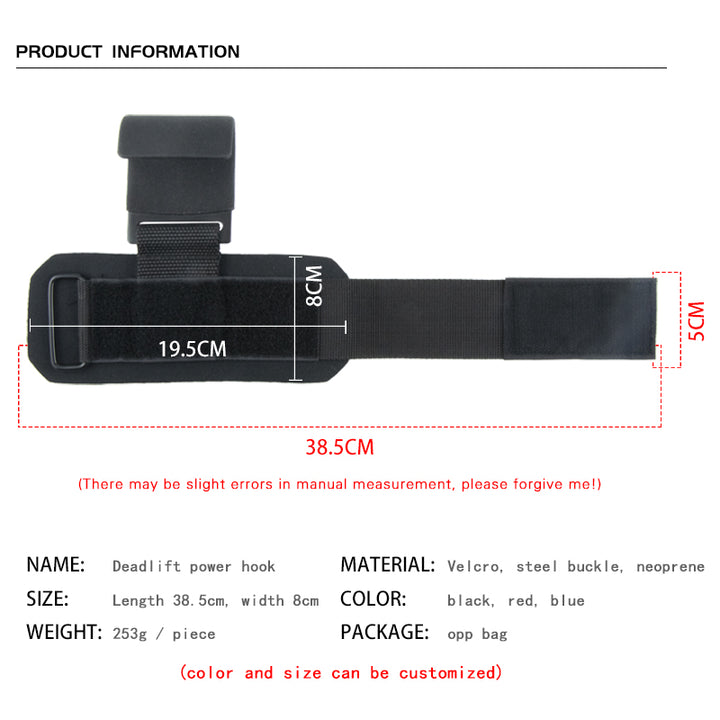 Premium Weight Lifting Hook Grips with Wrist Wraps – Hand-Bar Wrist Straps for Gym Fitness, Powerlifting, Pull-Ups, Heavy