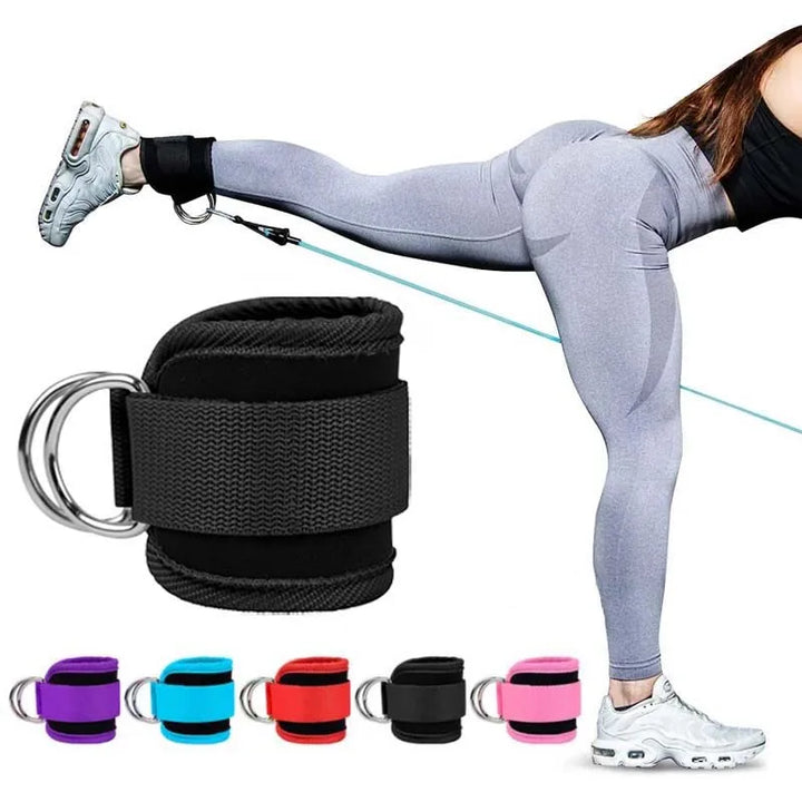 Premium Ankle Resistance Bands with Cuffs – Adjustable Leg & Butt Training Bands, 3 Resistance Levels (10/20/30 lb), for 