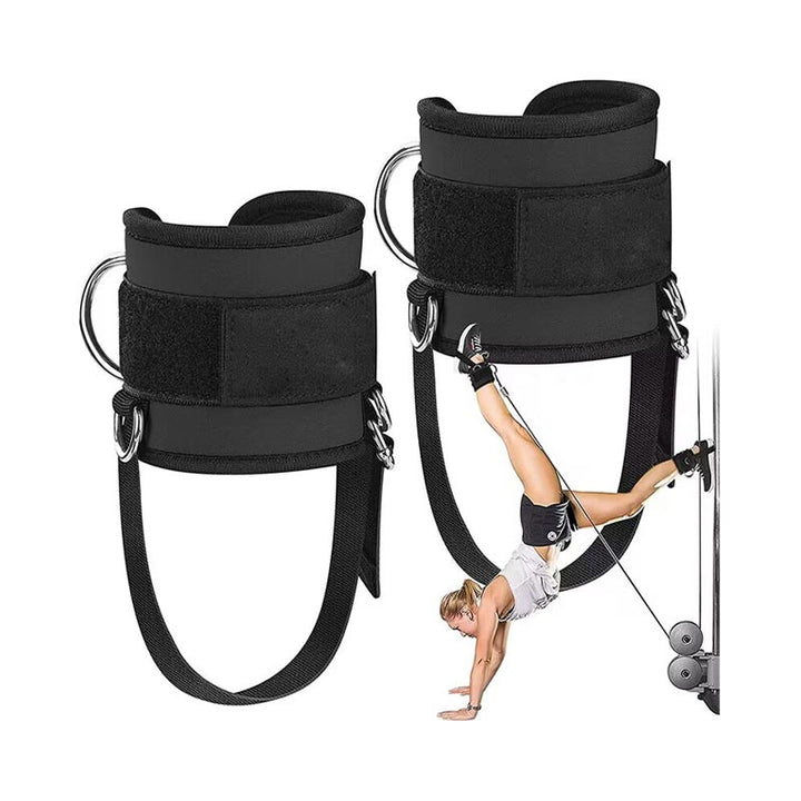 Premium Ankle Straps for Cable Machines – Adjustable, Breathable Fully Padded Ankle Cuffs for Leg Exercises, Workouts, and 