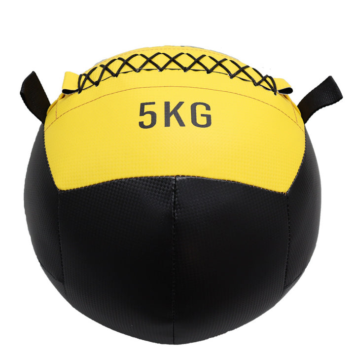 Premium Wall Medicine Ball – Adjustable 2-12kg Core Training Ball for CrossFit, Strength & Endurance – Empty, Fillable for 