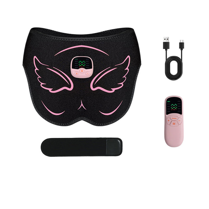 Premium EMS Hip Trainer with Remote Control | 10 Modes & 30 Intensity Levels for Buttocks Toning and Muscle Stimulation | USB Rechargeable Body Massager