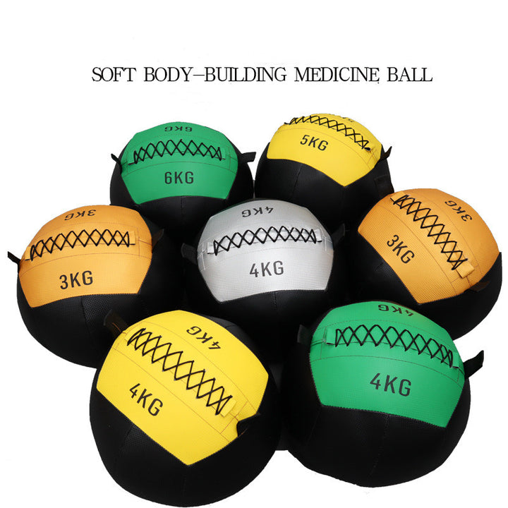 Premium Wall Medicine Ball – Adjustable 2-12kg Core Training Ball for CrossFit, Strength & Endurance – Empty, Fillable for 