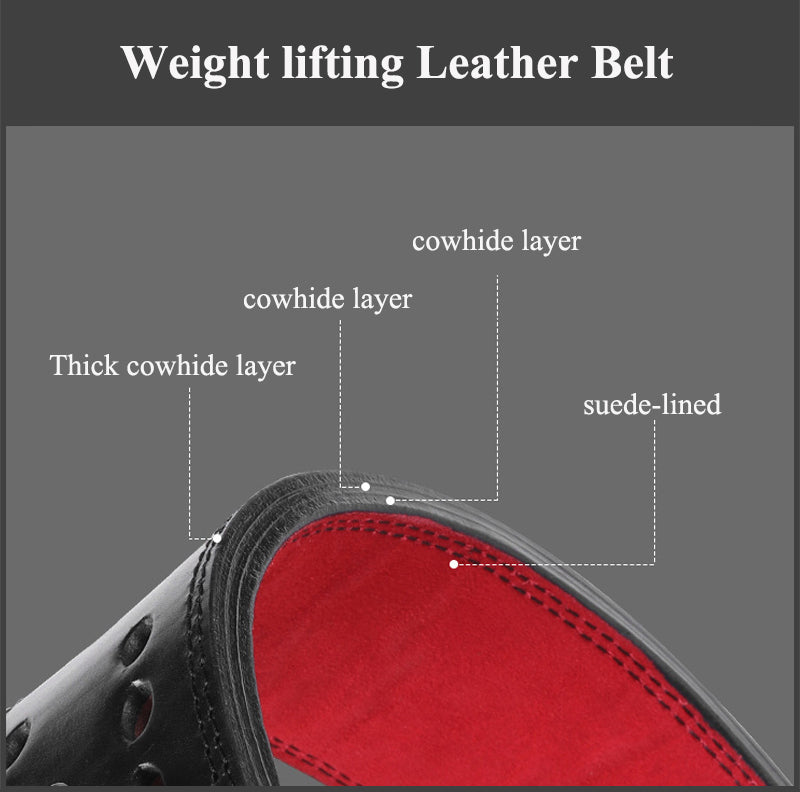 Premium Weightlifting Wide Belt – Fitness Protective Gear, Powerlifting Waist Support, Gym Barbell Squat Deadlift Belt,