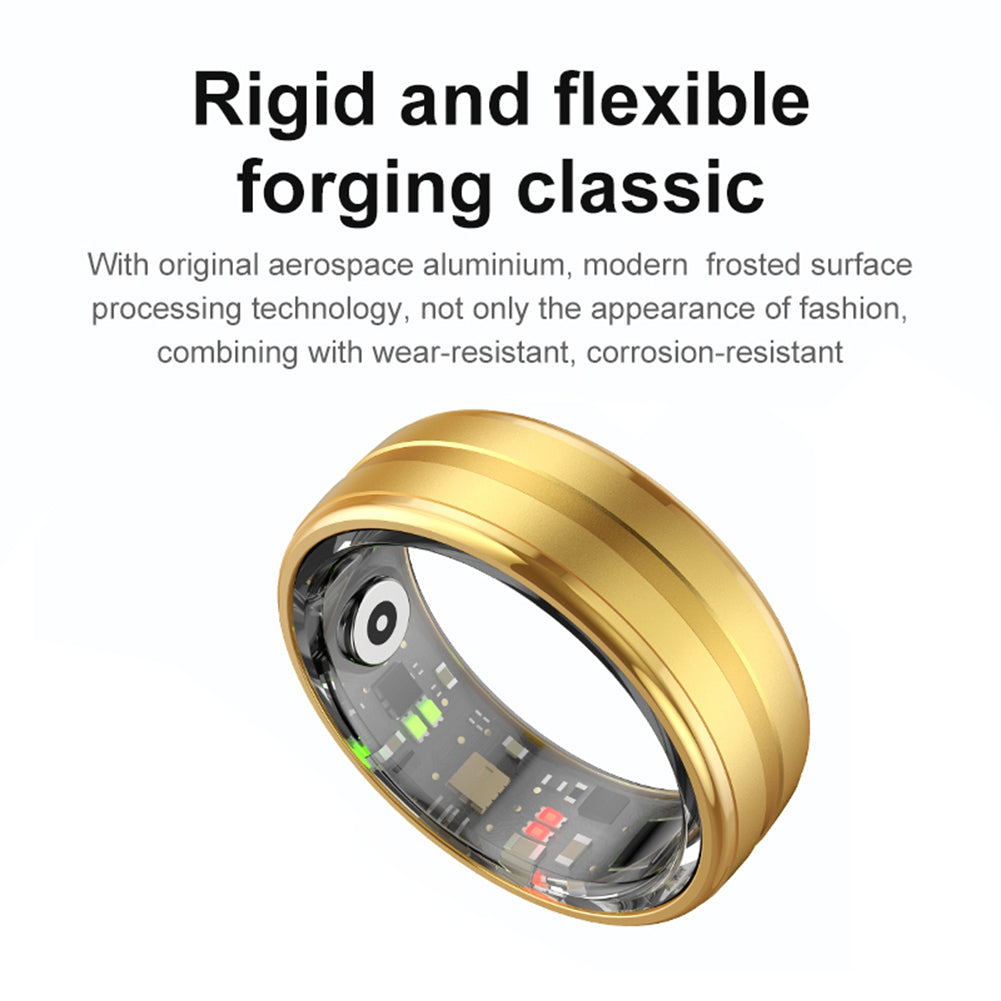 Premium Smart Ring – Heart Rate, Blood Oxygen, and Sleep Health Monitor for Men and Women, Waterproof 5ATM Fitness 