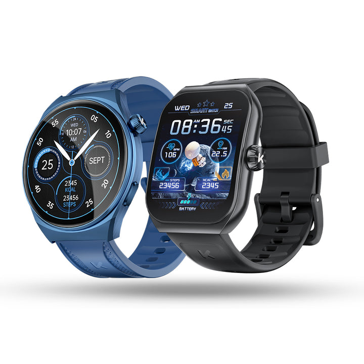 Premium Smartwatch for Men & Women, 1.96" AMOLED, Bluetooth Calling, 100+ Sport Modes, IP68 Waterproof, Health Monitoring, Sleep & Stress Tracking, Wireless Charging