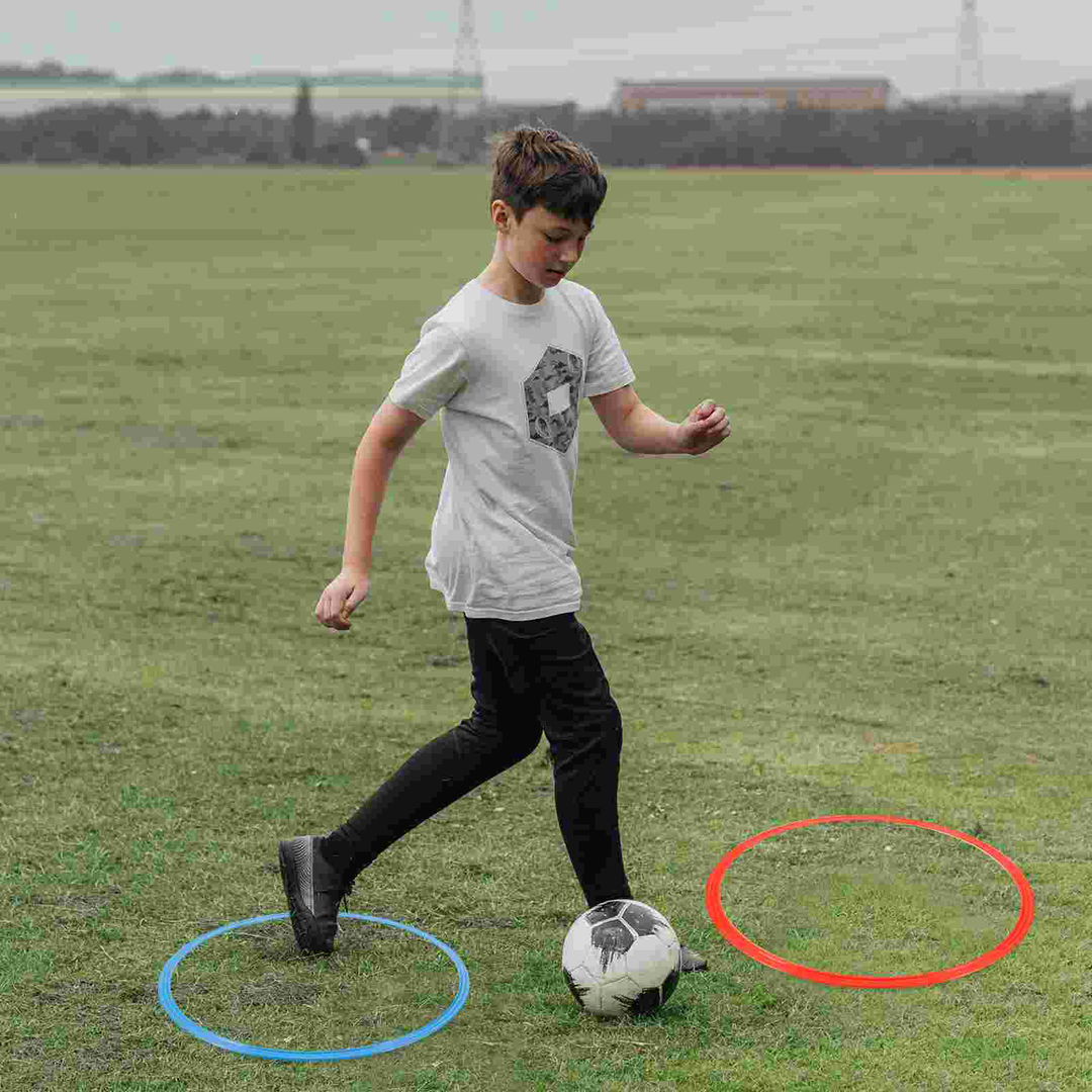 Premium Agility Training Rings for Soccer & Football – Portable Speed & Agility Equipment – Durable ABS Material, 30cm/40cm