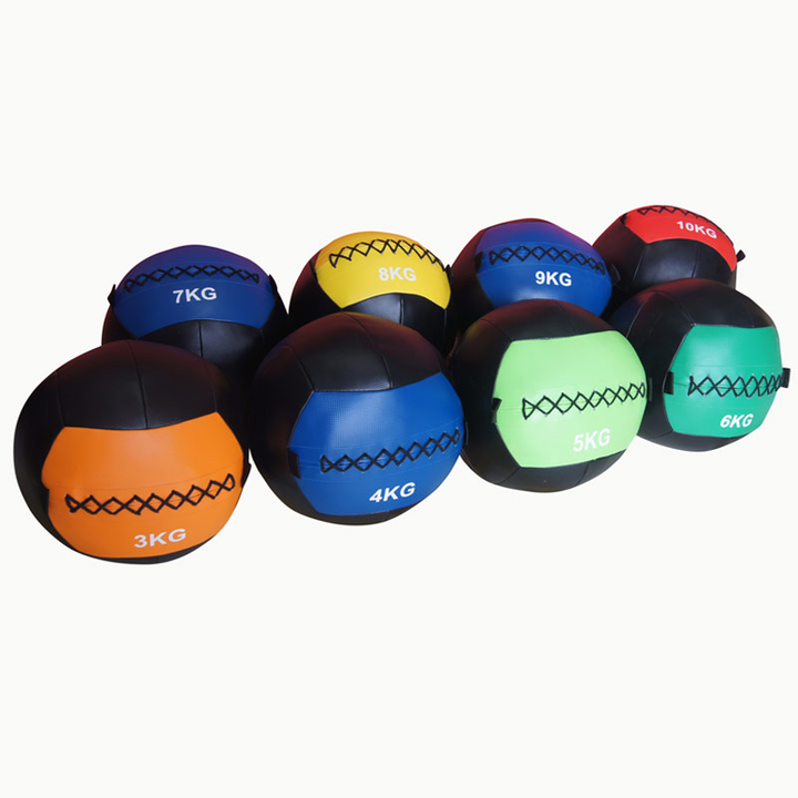 Premium Wall Medicine Ball – Adjustable 2-12kg Core Training Ball for CrossFit, Strength & Endurance – Empty, Fillable for 