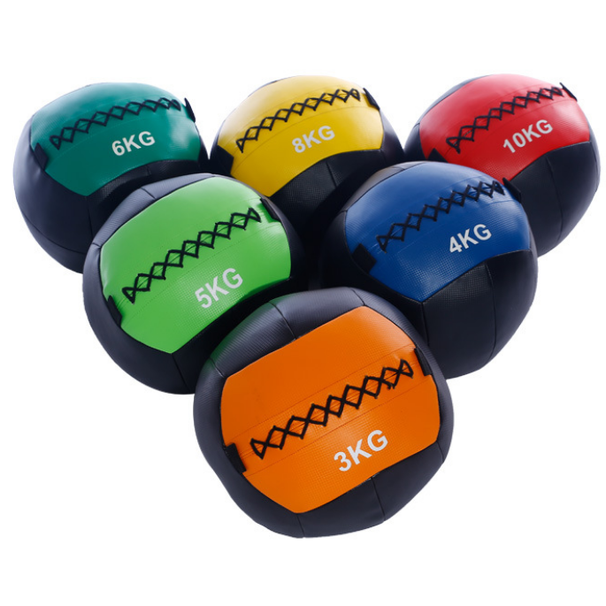 Premium Wall Medicine Ball – Adjustable 2-12kg Core Training Ball for CrossFit, Strength & Endurance – Empty, Fillable for 