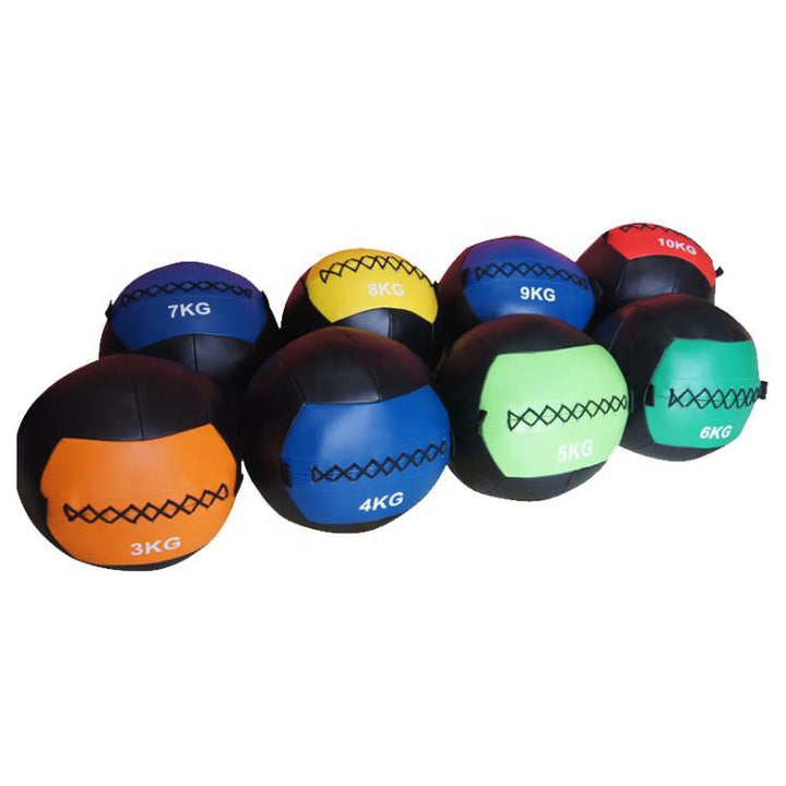 Premium Wall Medicine Ball – Adjustable 2-12kg Core Training Ball for CrossFit, Strength & Endurance – Empty, Fillable for 