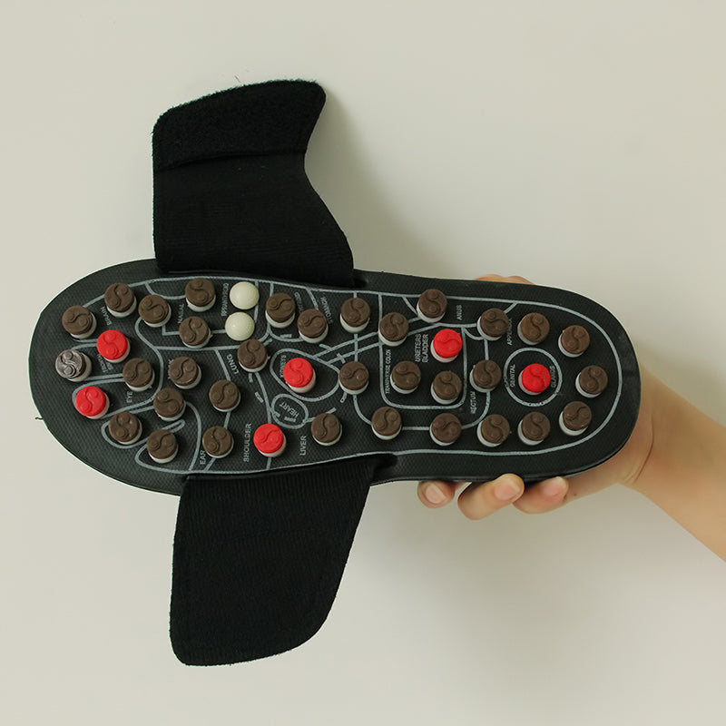Premium Acupoint Massage Slippers for Foot Therapy | Unisex Rotating Foot Massager Sandals | Medical Acupressure Shoes for 