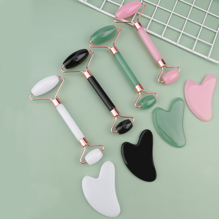 Premium Natural Resin Gua Sha Massage Tool – Scraping Tool Set for Face, Back, Neck, and Body Pain Relief, Smooth-Edge