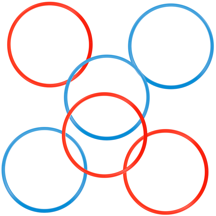Premium Agility Training Rings for Soccer & Football – Portable Speed & Agility Equipment – Durable ABS Material, 30cm/40cm