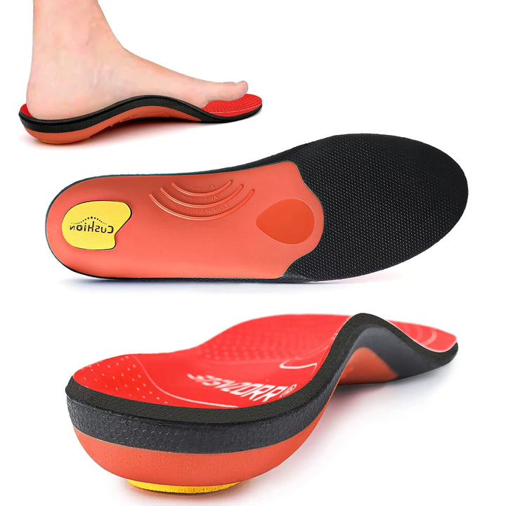 Premium Arch Support Orthotic Insoles – Pain Relief Inserts for Plantar Fasciitis, Flat Feet, and Heel Support, Ideal for