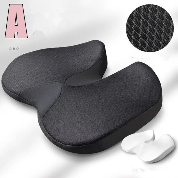 Premium Non-Slip Orthopedic Memory Foam Cushion – Tailbone and Sciatica Pain Relief Seat Cushion for Prostate Comfort