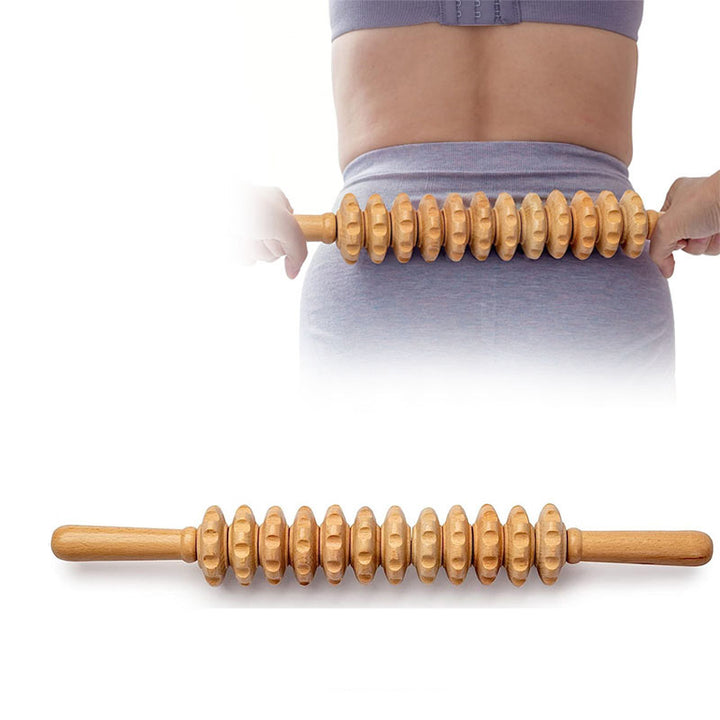 Premium Wooden Therapy Massage Tools – Complete Set for Body Shaping, Anti-Cellulite, Lymphatic Drainage, and Waist Sculpting, Ergonomic Design for Professional and Home Use