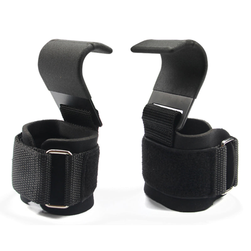 Premium Weight Lifting Hook Grips with Wrist Wraps – Hand-Bar Wrist Straps for Gym Fitness, Powerlifting, Pull-Ups, Heavy