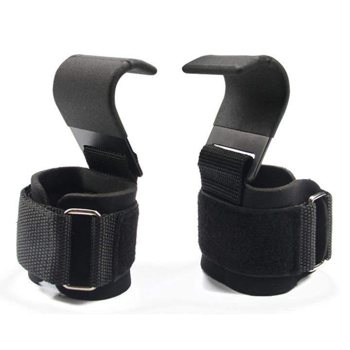 Premium Weight Lifting Hook Grips with Wrist Wraps – Hand-Bar Wrist Straps for Gym Fitness, Powerlifting, Pull-Ups, Heavy
