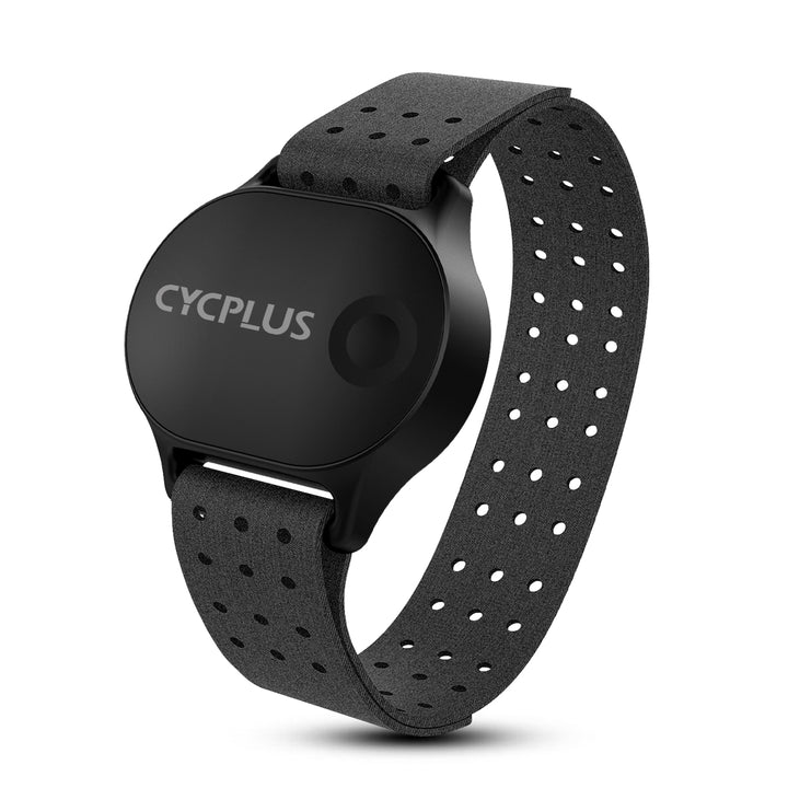Premium Heart Rate Sensor Armband for Fitness - Bluetooth ANT+ Monitor for Garmin & Wahoo GPS Bike Computer, Wrist Belt for  