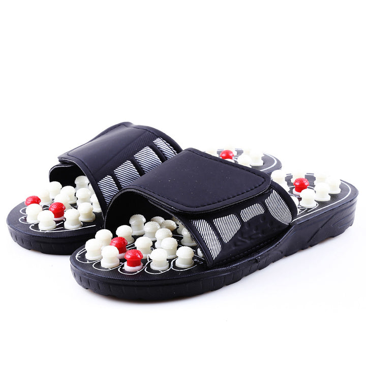 Premium Acupoint Massage Slippers for Foot Therapy | Unisex Rotating Foot Massager Sandals | Medical Acupressure Shoes for 