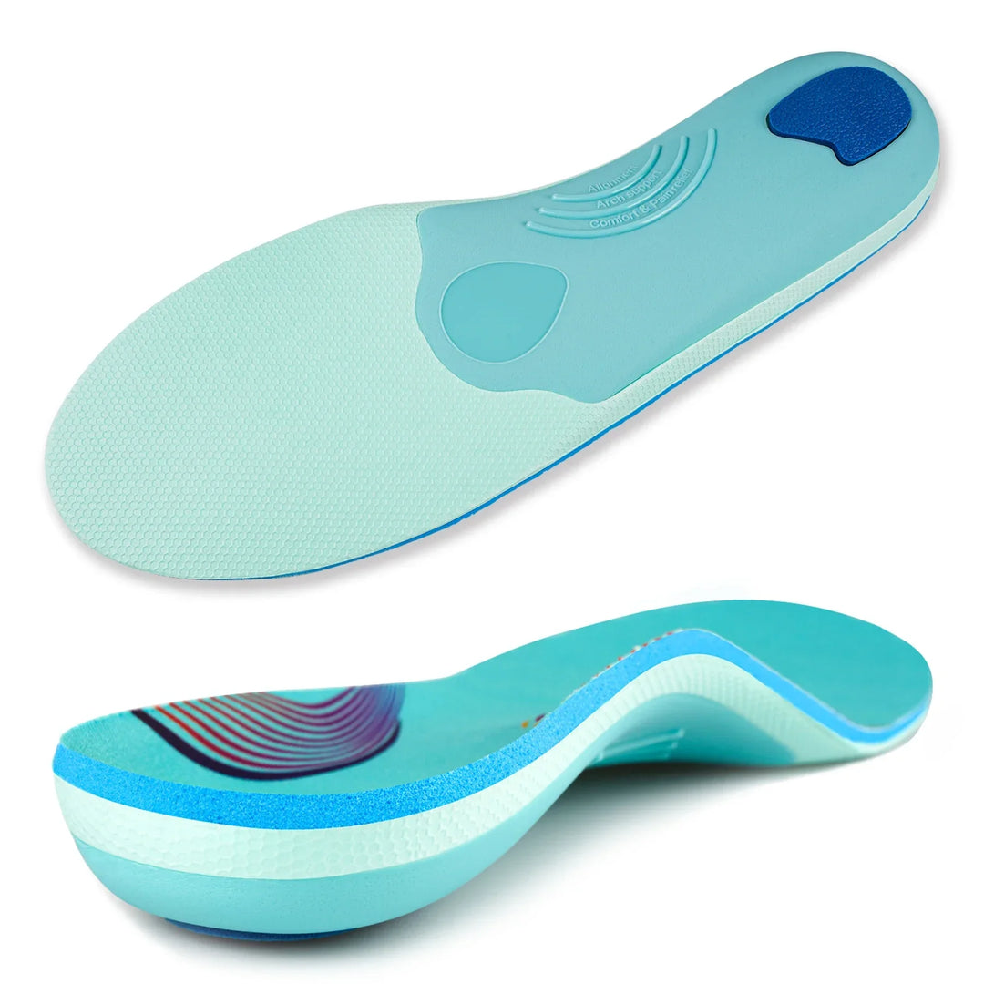 Premium Arch Support Orthotic Insoles – Pain Relief Inserts for Plantar Fasciitis, Flat Feet, and Heel Support, Ideal for