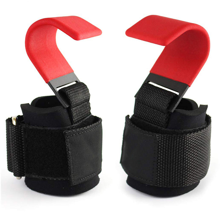 Premium Weight Lifting Hook Grips with Wrist Wraps – Hand-Bar Wrist Straps for Gym Fitness, Powerlifting, Pull-Ups, Heavy