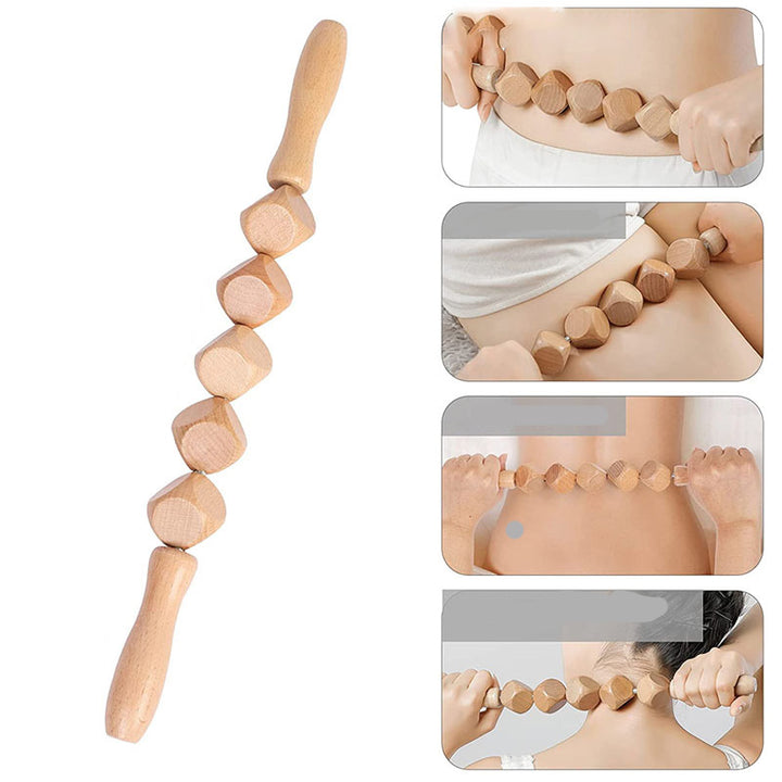 Premium Wooden Therapy Massage Tools – Complete Set for Body Shaping, Anti-Cellulite, Lymphatic Drainage, and Waist Sculpting, Ergonomic Design for Professional and Home Use