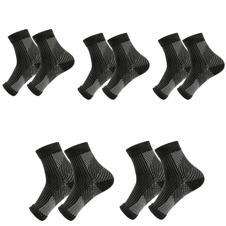 Premium Ankle Support Compression Sleeves – Breathable Sports Brace for Men & Women, Running & Outdoor Protection, 1/3/5 Pairs, Adjustable Fit, Comfortable Support