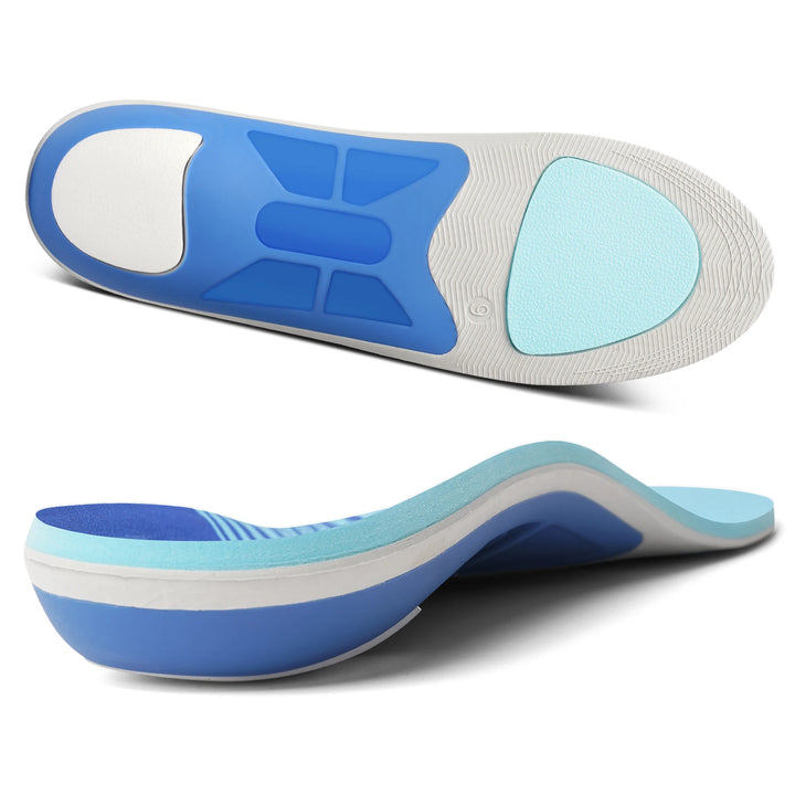 Premium Arch Support Orthotic Insoles – Pain Relief Inserts for Plantar Fasciitis, Flat Feet, and Heel Support, Ideal for