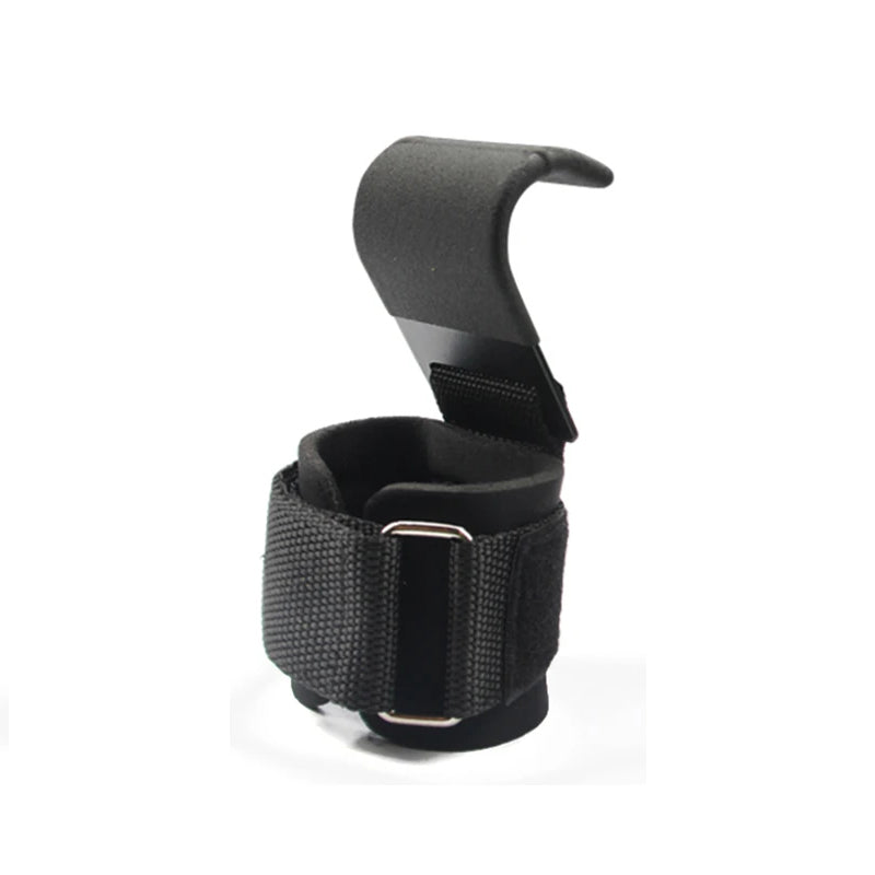 Premium Weight Lifting Hook Grips with Wrist Wraps – Hand-Bar Wrist Straps for Gym Fitness, Powerlifting, Pull-Ups, Heavy