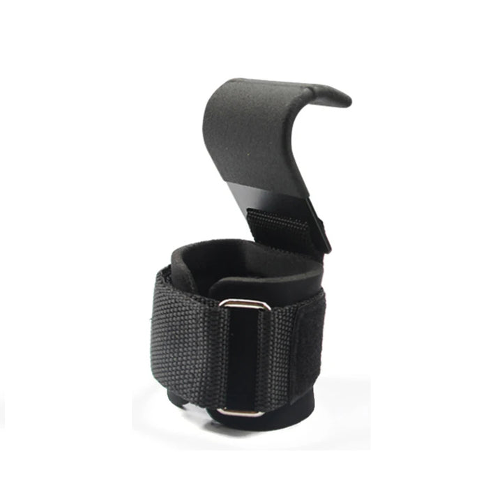 Premium Weight Lifting Hook Grips with Wrist Wraps – Hand-Bar Wrist Straps for Gym Fitness, Powerlifting, Pull-Ups, Heavy