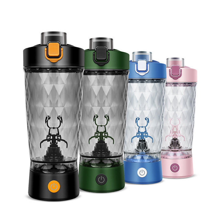 Premium 650ML Electric Protein Shaker Bottle – Automatic Mixing Cup with 7500RPM Motor – USB Rechargeable Blender for Smooth 