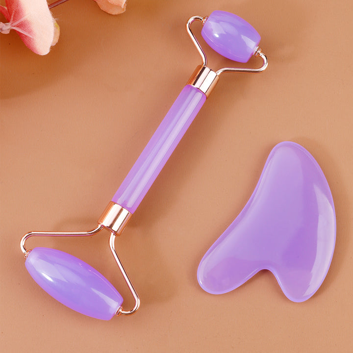 Premium Natural Resin Gua Sha Massage Tool – Scraping Tool Set for Face, Back, Neck, and Body Pain Relief, Smooth-Edge