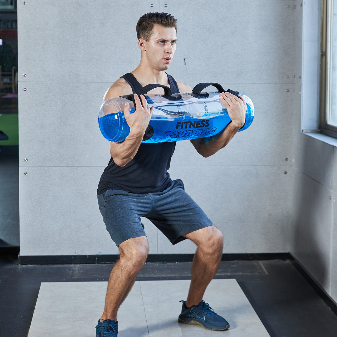 Premium Fitness Aqua Bag – Adjustable Water Weightlifting Sandbag for Core Training & Full Body Workout – Durable PVC, Home