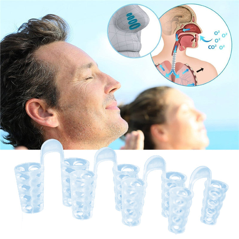 Premium Anti-Snoring Nasal Dilators (4PCS) for Easy Breathing & Sleep Quality Improvement – Comfortable Silicone Design