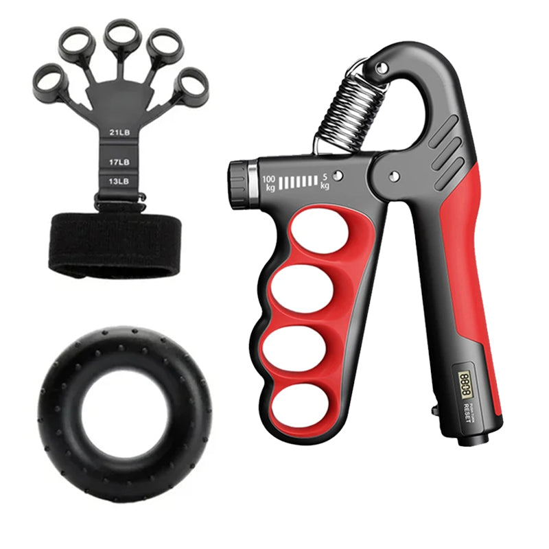 Premium Adjustable 5-100KG Grip Strength Trainer with Counter – Hand Gripper for Muscle Building, Wrist Expander & Fitness