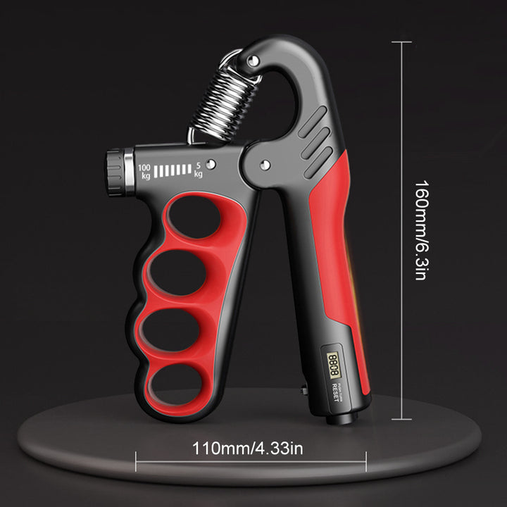 Premium Adjustable 5-100KG Grip Strength Trainer with Counter – Hand Gripper for Muscle Building, Wrist Expander & Fitness