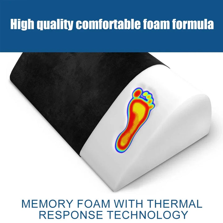 Premium Ergonomic Foot Rest for Under Desk, Office Foot Stool for Comfort and Support, Anti-Slip Footrest Pillow for Work, 