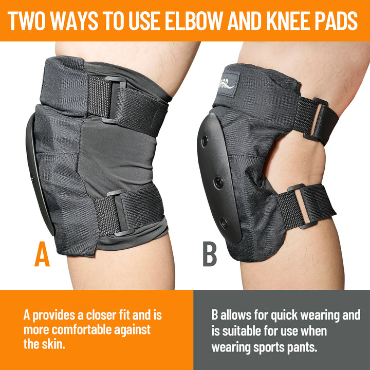 Premium Protective Gear Set for Kids & Adults – Elbow, Knee, Wrist Pads for Skateboarding, Roller Skating, BMX, Cycling, & 