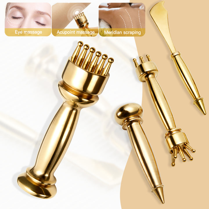 Premium Meridian Massage Stick for Magnetic Therapy, Trigger Point and Lymphatic Acid Drainage, IASTM Facial Scraping Board