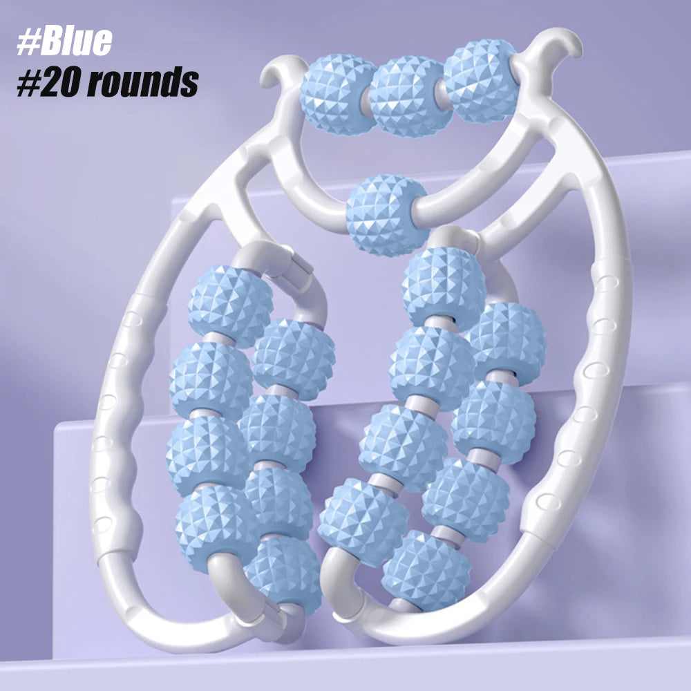 Premium Cellulite Massager Roller - Deep Tissue Foam Roller for Legs, Arms, Neck, Thighs, and Calves - Pain Relief &