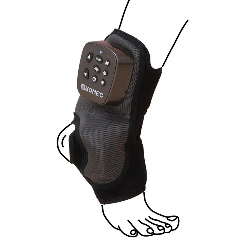 Premium Foot Massager 3 in 1 with Vibration, Air Compression & Heat Compress for Ankle Pain Relief