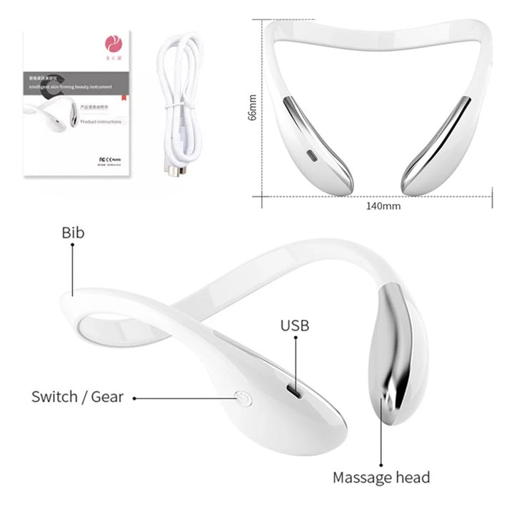 Premium EMS V-Face Massager - Face Lifting Machine for Chin Lift, Facial Slimming & Skin Tightening with Anti-Wrinkle