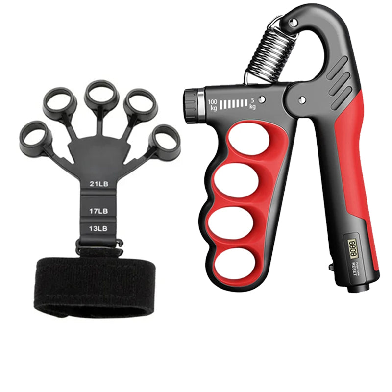 Premium Adjustable 5-100KG Grip Strength Trainer with Counter – Hand Gripper for Muscle Building, Wrist Expander & Fitness