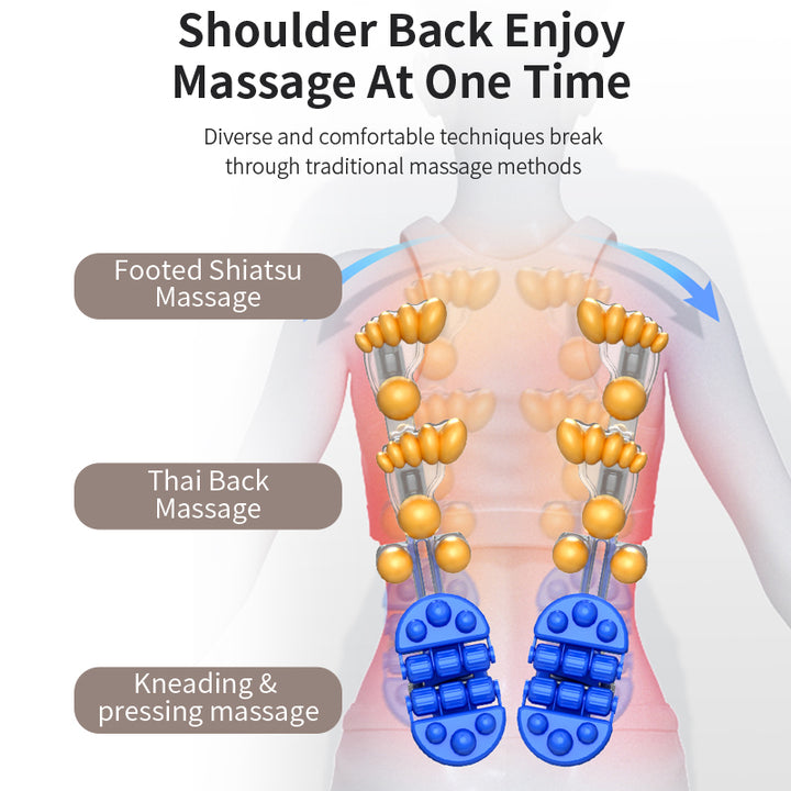Premium Electric Full Body Massage Chair with Infrared Heating, Deep Kneading, Vibration, and Shiatsu for Neck, Back, Waist,