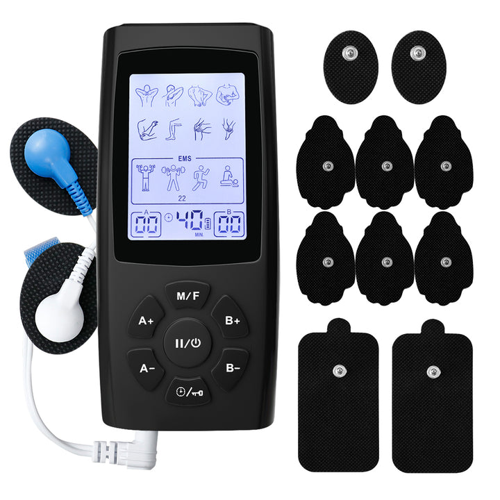 Premium Adjustable Electric Muscle Massager - Slimming Machine with 24 Modes, Rechargeable Design, and Intensity Control for 