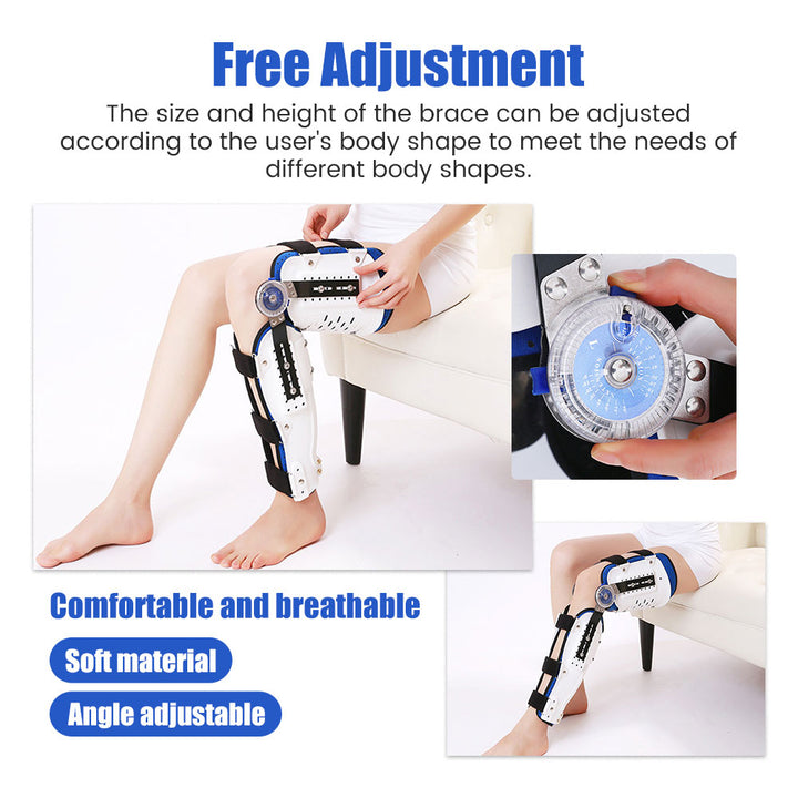 Premium Knee Brace for ACL/MCL/PCL Injuries, Ligament Support & Sports Recovery, Hinged ROM Orthopedic Orthosis for Men & 