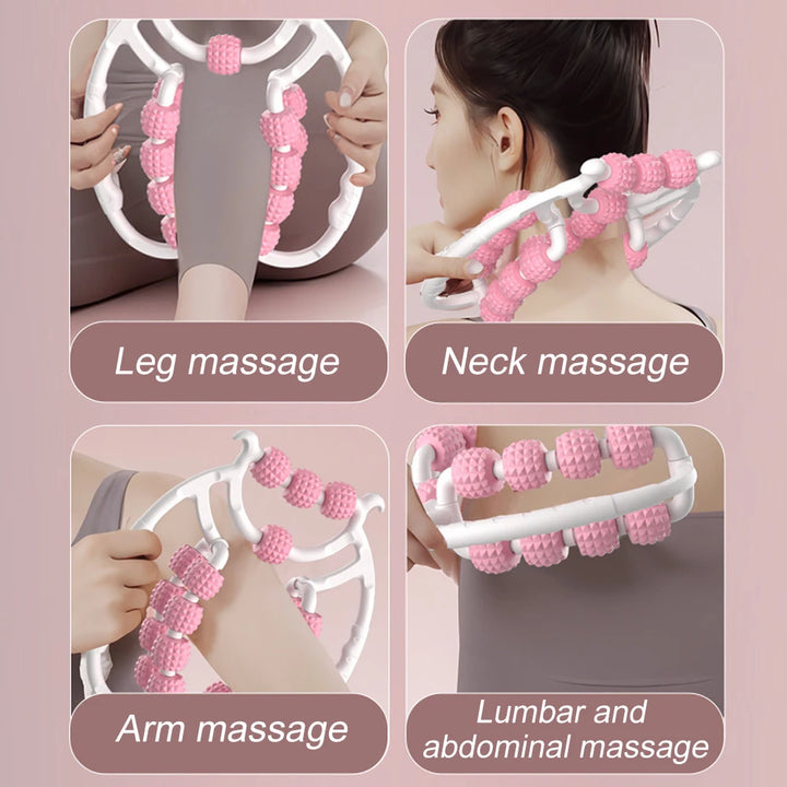 Premium Cellulite Massager Roller - Deep Tissue Foam Roller for Legs, Arms, Neck, Thighs, and Calves - Pain Relief &