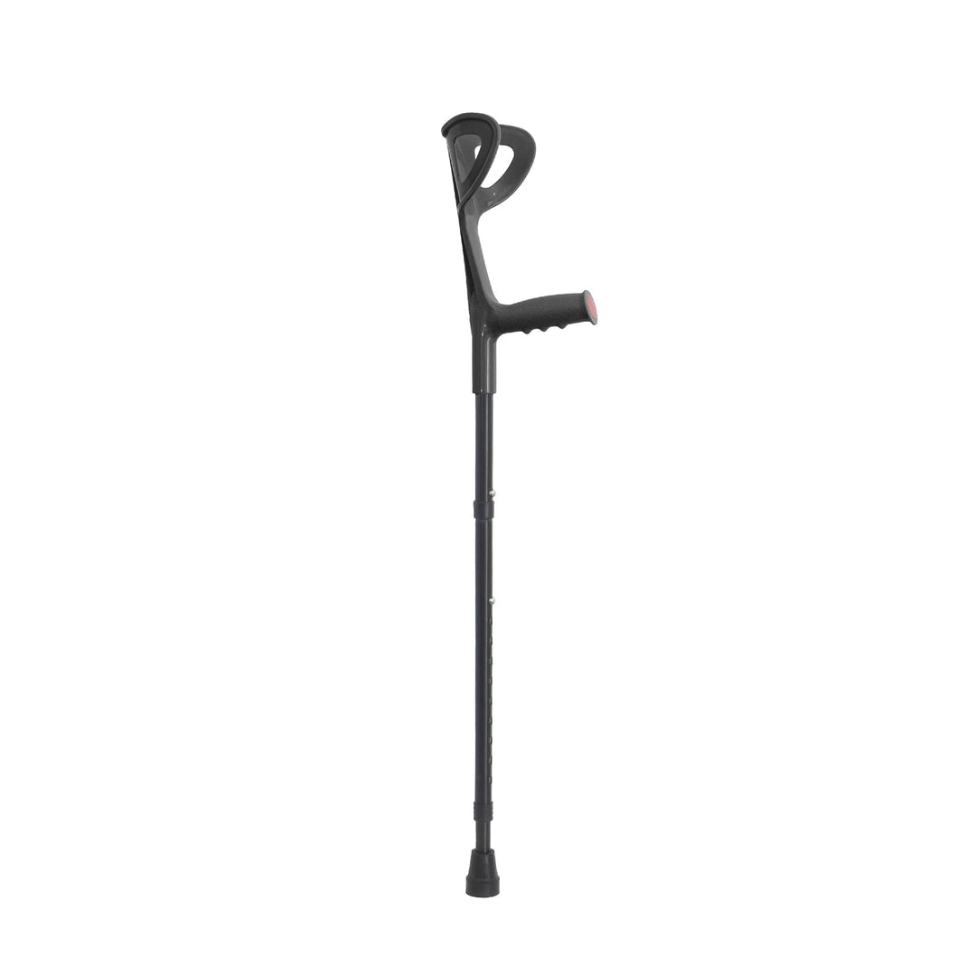 Premium Collapsible Telescopic Cane with LED Light & Alarm – Adjustable Elder Walking Stick with 4-Feet Base for Stability, 